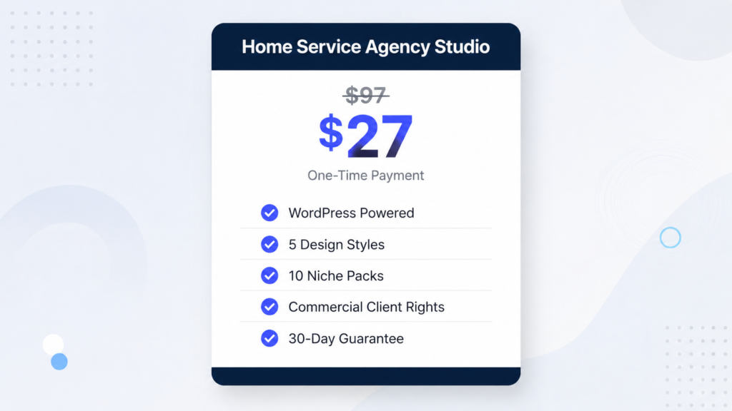 home service agency price