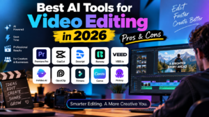 5 Best Ai tools for video editing in 2026